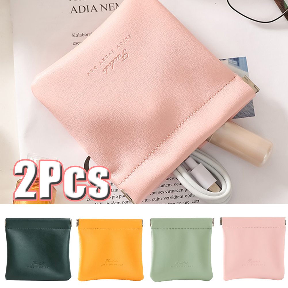 LINASHI Waterproof Cable Storage Bag Large Capacity All Match Automatic  Closing Lipstick Pouch Outdoor Supplies 
